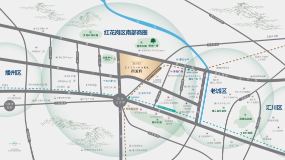 中国铁建·西派府位置图