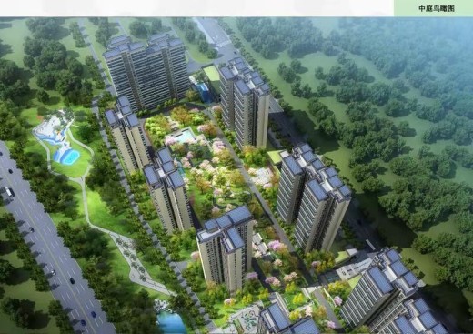 学堂郡·四季花园效果图
