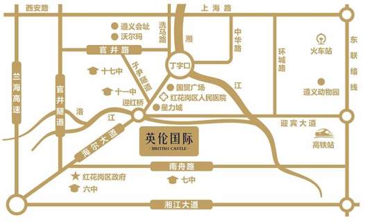  恒志·英伦国际位置图